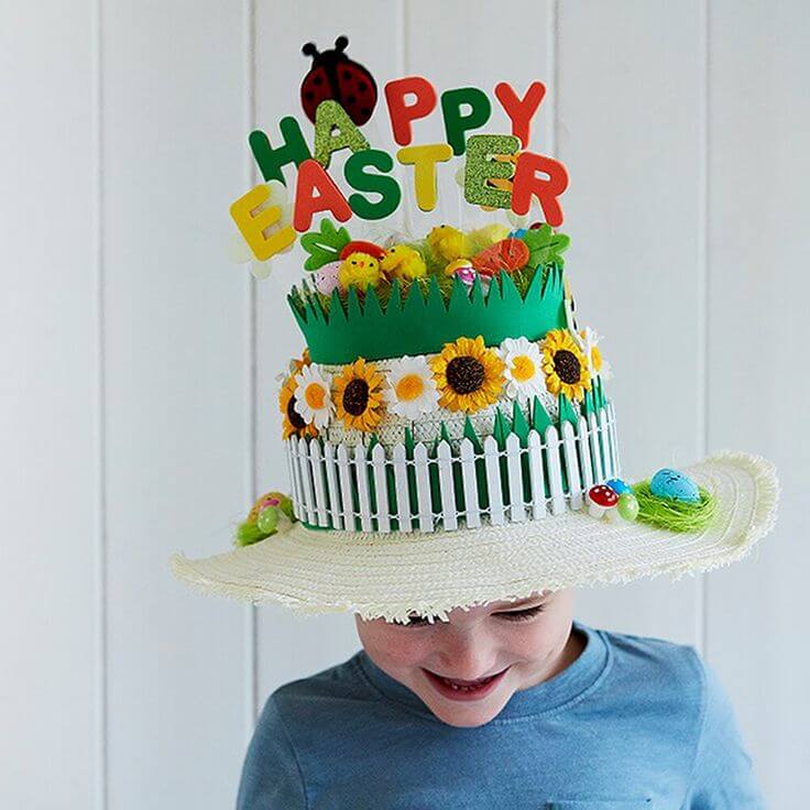 easter bonnet ideas, easter crafts for kids