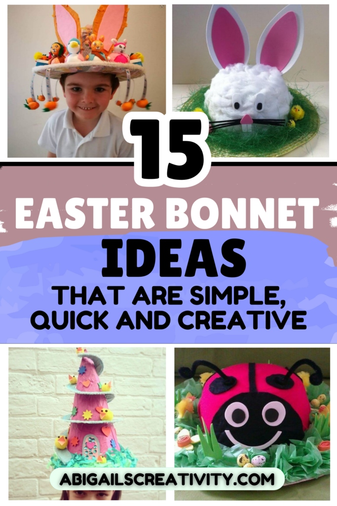 easter bonnet ideas, easter crafts for kids