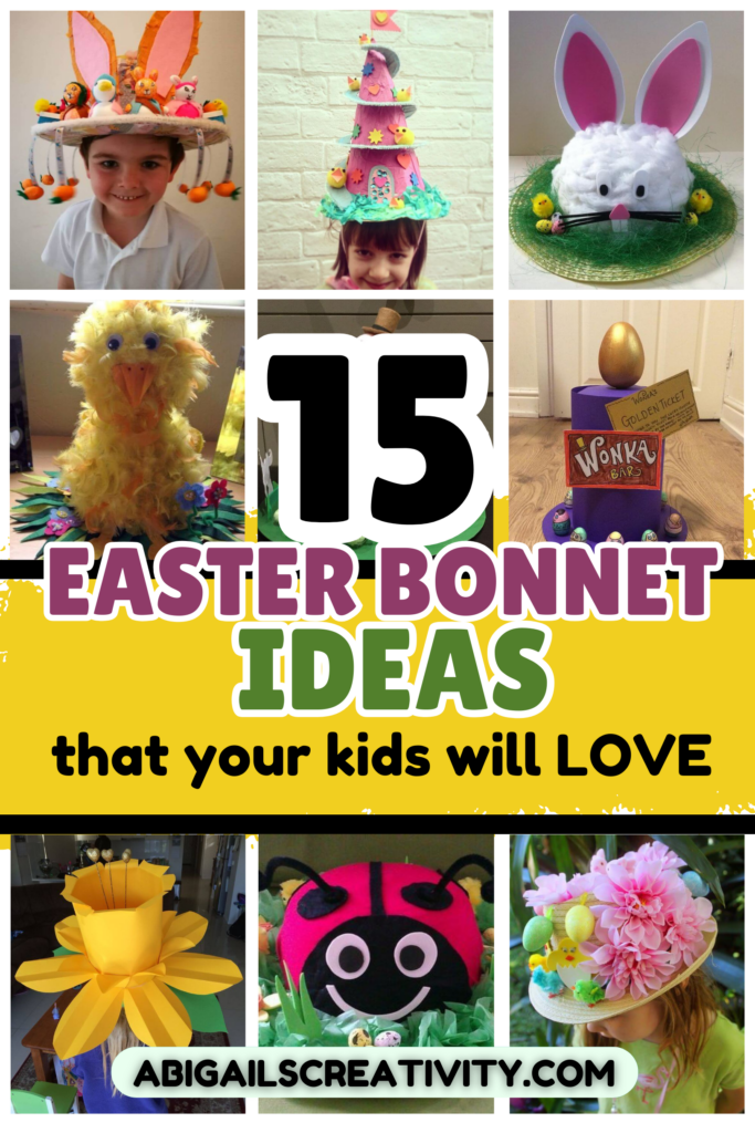 easter bonnet ideas, easter crafts for kids