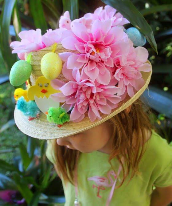 easter bonnet ideas, easter crafts for kids