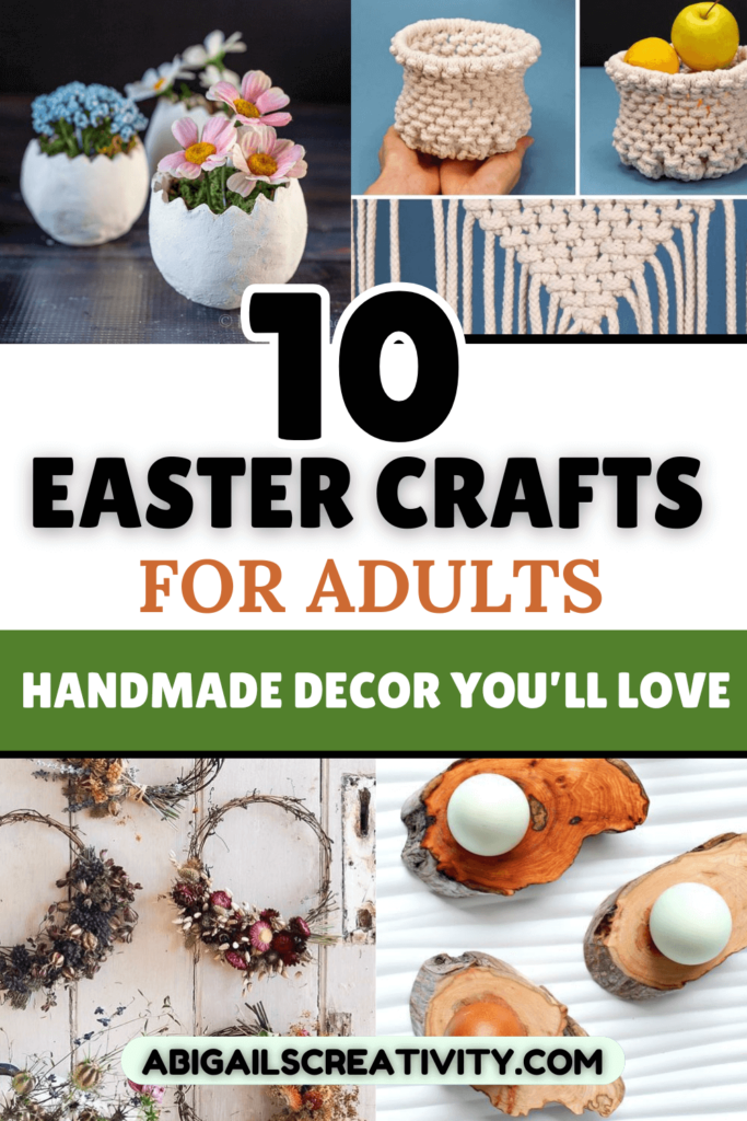 easter crafts for adults, easter crafts,  easter table decorations, easter table decor, easter table centerpieces, diy easter decor