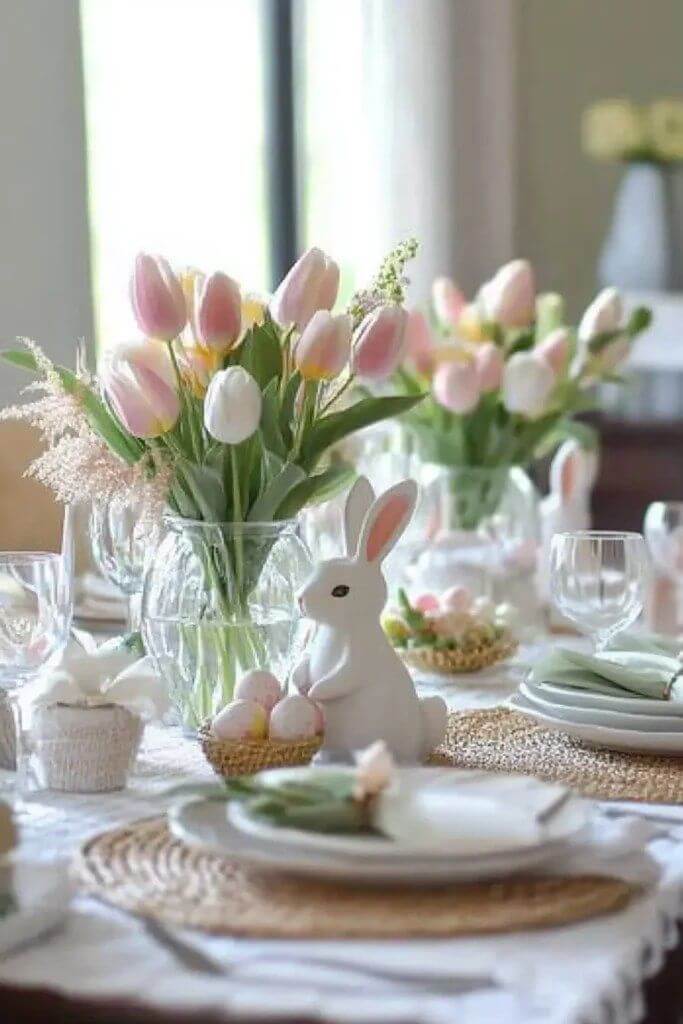 easter table decorations pinterest, easter table decorations, easter table decor, easter table centerpieces, easter tablescapes, easter table settings, easter table decoration ideas