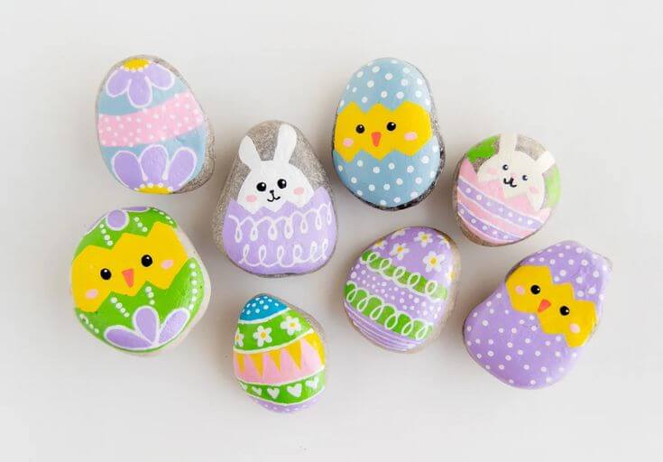 rock painting ideas, rock painting ideas easy, cute rock painting ideas, cool rock painting ideas, rock painting designs, easter rocks, easter rock painting