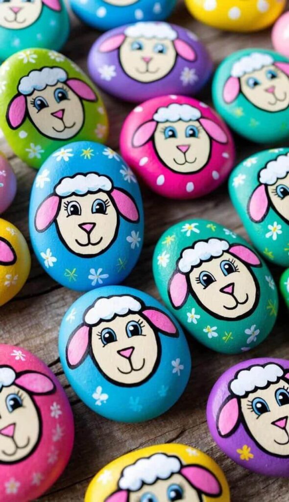 rock painting ideas, rock painting ideas easy, cute rock painting ideas, cool rock painting ideas, rock painting designs, easter rocks, easter rock painting